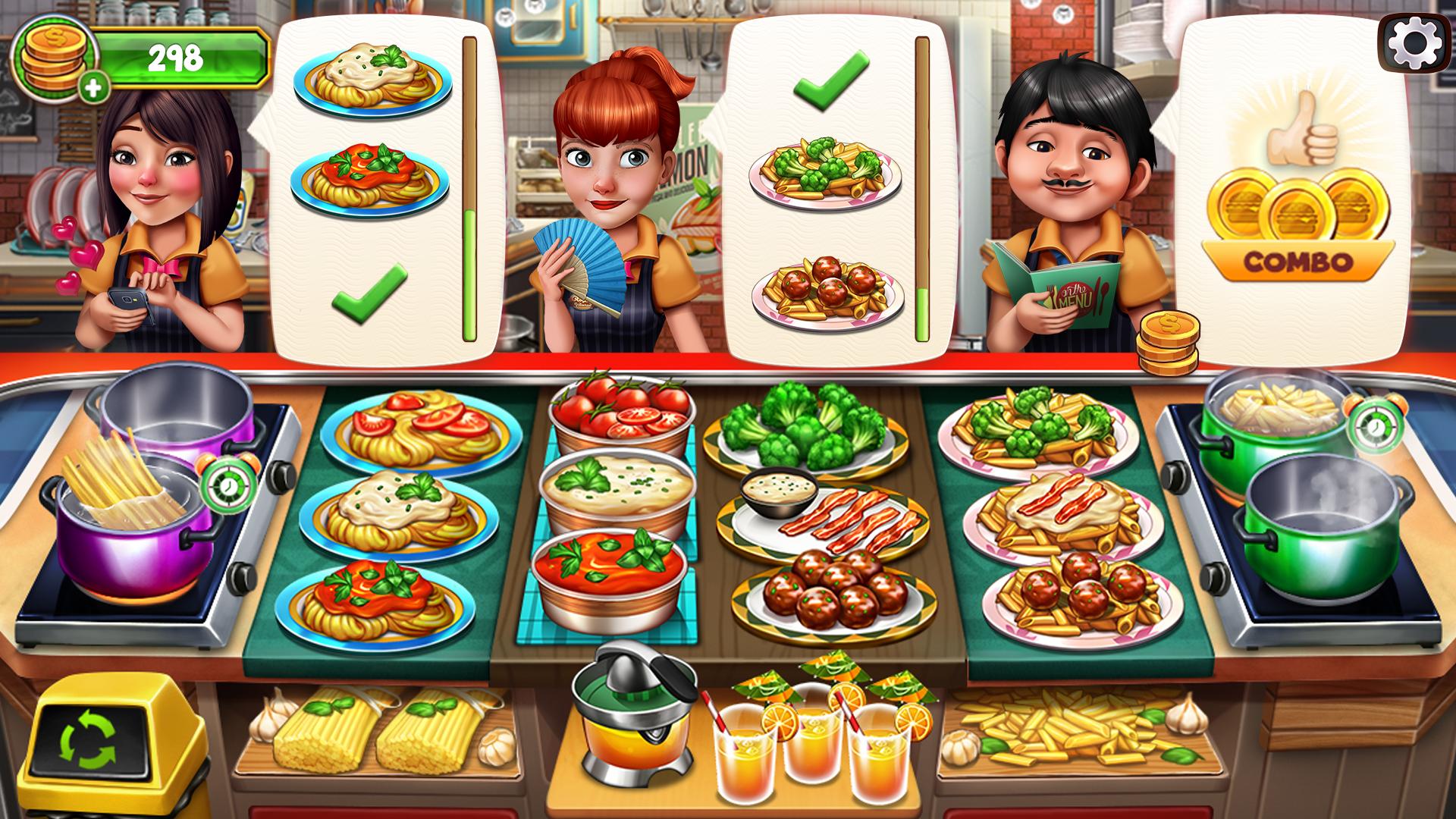 A selection of games for PC about cooking