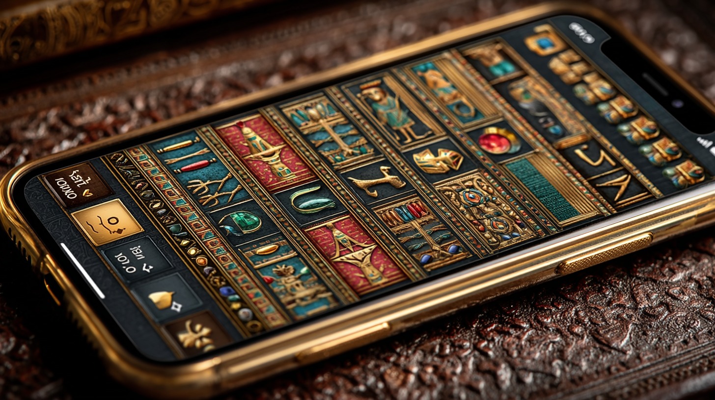 The main features of the Book of Dead casino slot mobile application