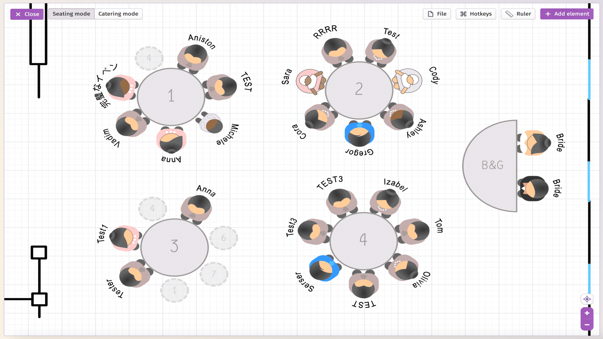 Seating Chart Application